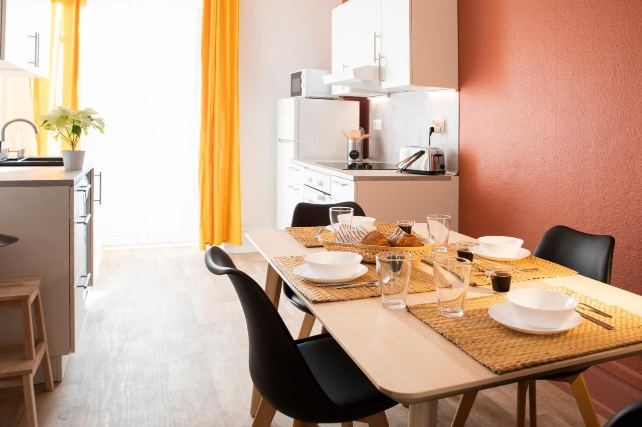 Apartament Green Appart Le Chene Rouge Avec Jardin Prive Miluza Zewnętrze zdjęcie
